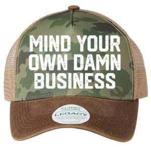 Mind Your Own Damn Business Harris Waltz 2024 Election Legacy Tie Dye Trucker Hat