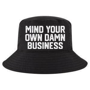 Mind Your Own Damn Business Harris Waltz 2024 Election Cool Comfort Performance Bucket Hat