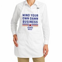 Mind Your Own Damn Business Kamala Harris Tim Walz Apron