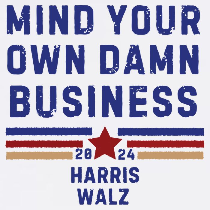 Mind Your Own Damn Business Kamala Harris Tim Walz Apron