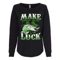 Make Your Own Luck Patrick's Day St Patty's Shamrock Fish Lucky Fishing Womens California Wash Sweatshirt