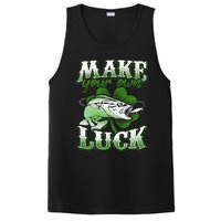 Make Your Own Luck Patrick's Day St Patty's Shamrock Fish Lucky Fishing PosiCharge Competitor Tank