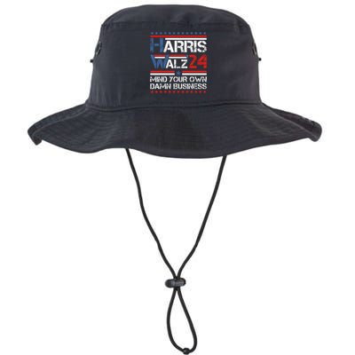 Mind Your Own Damn Business Harris Walz 2024 For President Legacy Cool Fit Booney Bucket Hat