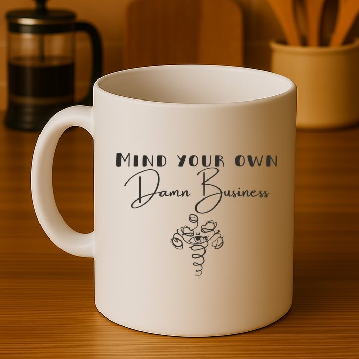 Mind Your Own Damn Business Mug