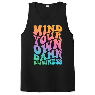 Mind Your Own Damn Business Walz PosiCharge Competitor Tank