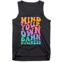 Mind Your Own Damn Business Walz Tank Top