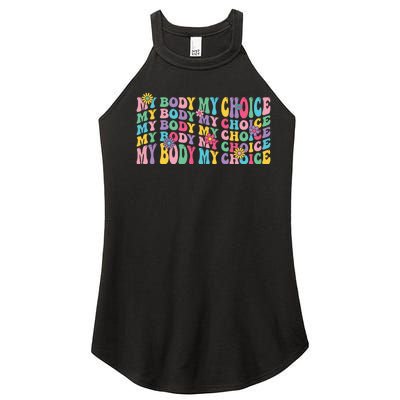 Mind Your Own Uterus Women’s Perfect Tri Rocker Tank