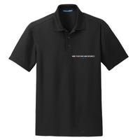 Mind Your Own Damn Business Dry Zone Grid Polo