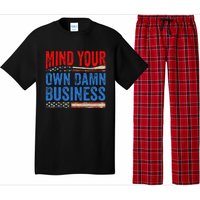 Mind Your Own Damn Business Pajama Set