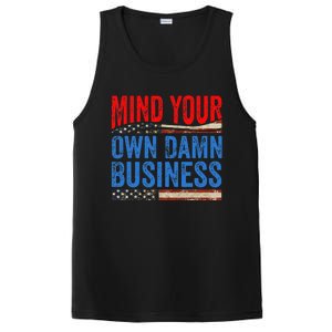 Mind Your Own Damn Business PosiCharge Competitor Tank