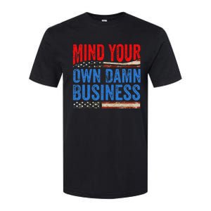 Mind Your Own Damn Business Softstyle CVC T-Shirt