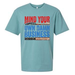 Mind Your Own Damn Business Sueded Cloud Jersey T-Shirt