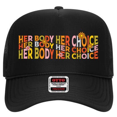 Mind Your Own Uterus High Crown Mesh Back Trucker Hat