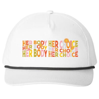 Mind Your Own Uterus Snapback Five-Panel Rope Hat