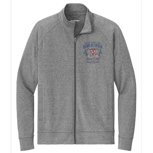 Mind Your Own Damn Business Social Club Harris Walz 2024 Stretch Full-Zip Cadet Jacket