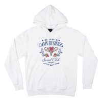 Mind Your Own Damn Business Social Club Harris Walz 2024 Hoodie