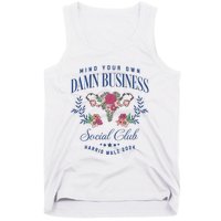 Mind Your Own Damn Business Social Club Harris Walz 2024 Tank Top