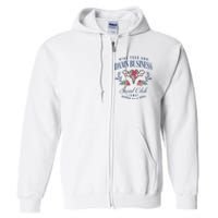 Mind Your Own Damn Business Social Club Harris Walz 2024 Full Zip Hoodie