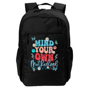 Mind Your Own Motherhood Funny Mom Mothers Day Gifts Daily Commute Backpack