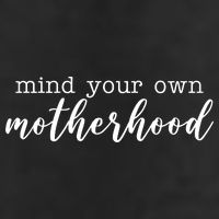 Mind Your Own Motherhood 7 Panel Mesh Trucker Snapback Hat