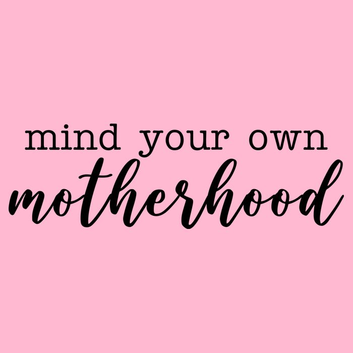 Mind Your Own Motherhood Doggie Tank