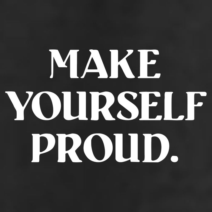 Make Yourself Proud Positive Quote Adult Drive Performance Visor