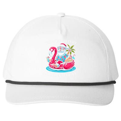 Mid Year Report Still Naughty Christmas In July Beach Summer Snapback Five-Panel Rope Hat