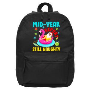 Mid Year Report Still Naughty Christmas In July Santa 16 in Basic Backpack