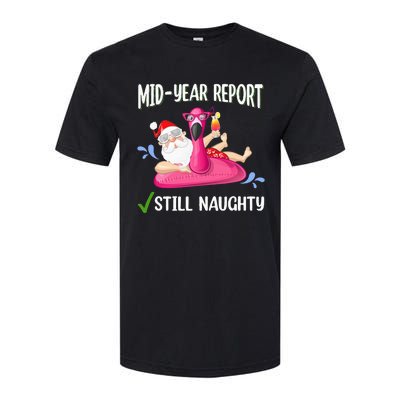 Mid Year Report Santa Christmas in July Softstyle® CVC T-Shirt