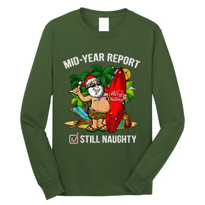 Mid Year Report Still Naughty Christmas In July Long Sleeve Shirt