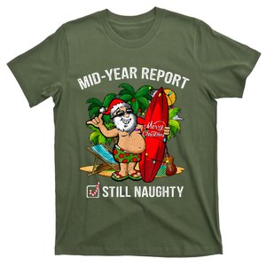 Mid Year Report Still Naughty Christmas In July T-Shirt