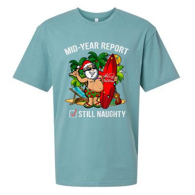 Mid Year Report Still Naughty Christmas In July Sueded Cloud Jersey T-Shirt