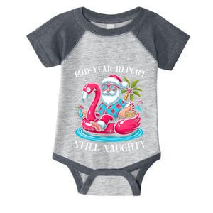 Mid Year Report Still Naughty Christmas In July Beach Summer Infant Baby Jersey Bodysuit