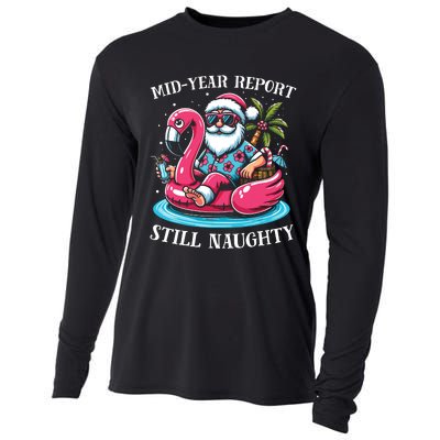 Mid Year Report Still Naughty Christmas In July Beach Summer Cooling Performance Long Sleeve Crew