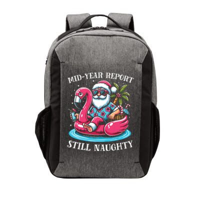 Mid Year Report Still Naughty Christmas In July Beach Summer Vector Backpack