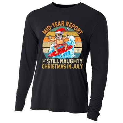 Mid Year Report Still Naughty Christmas In July Hello Summer Cooling Performance Long Sleeve Crew