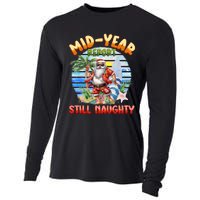 Mid Year Report Still Naughty Christmas In July Hawaii Santa Cooling Performance Long Sleeve Crew