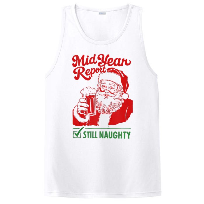 Mid Year Report Still Naughty Christmas In July Santa Claus PosiCharge Competitor Tank