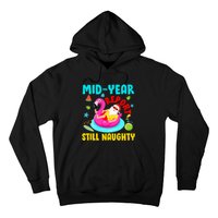 Mid Year Report Still Naughty Christmas In July Santa Hoodie