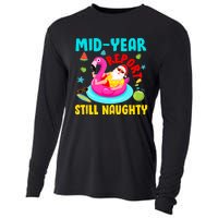 Mid Year Report Still Naughty Christmas In July Santa Cooling Performance Long Sleeve Crew