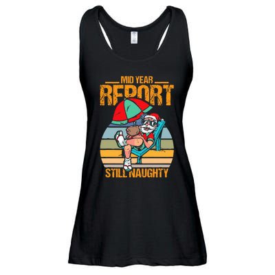 mid year report still naughty christmas in july Ladies Essential Flowy Tank