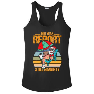 mid year report still naughty christmas in july Ladies PosiCharge Competitor Racerback Tank