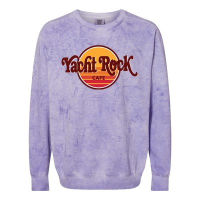 Middleclassfancy Yacht Rock Cafe Colorblast Crewneck Sweatshirt