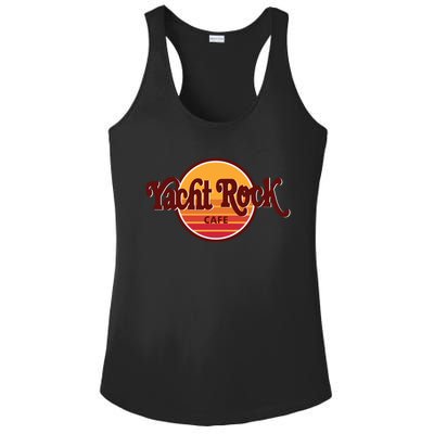 Middleclassfancy Yacht Rock Cafe Ladies PosiCharge Competitor Racerback Tank