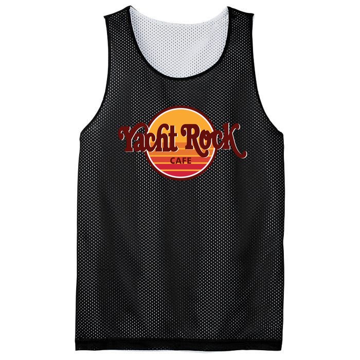 Middleclassfancy Yacht Rock Cafe Mesh Reversible Basketball Jersey Tank