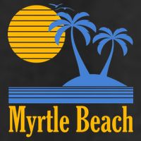Myrtle Beach Summer Palm Tree Cool Comfort Performance Bucket Hat