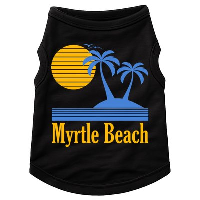 Myrtle Beach Summer Palm Tree Doggie Tank