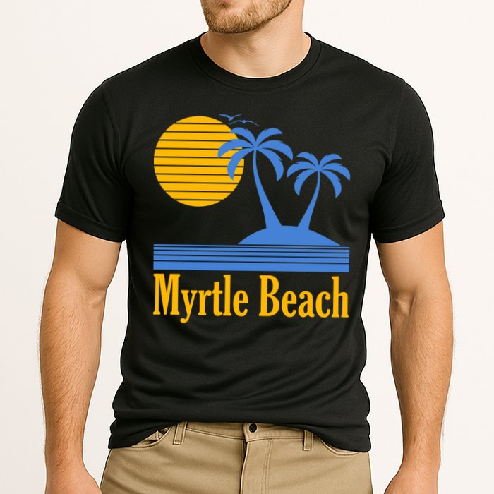 Myrtle Beach Summer Palm Tree Performance Shirt