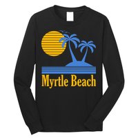 Myrtle Beach Summer Palm Tree Long Sleeve Shirt