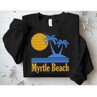 Myrtle Beach Summer Palm Tree Sweatshirt